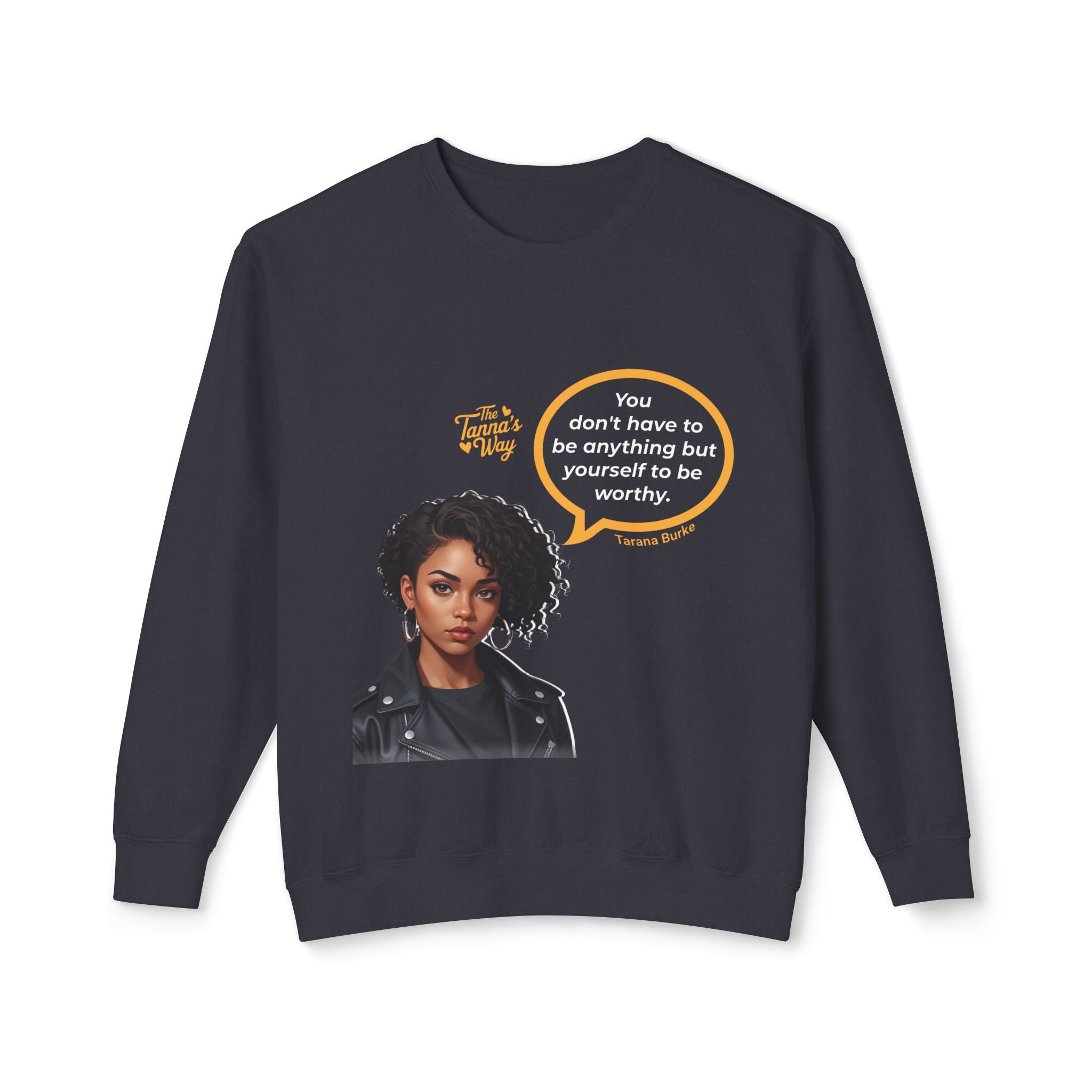 Tarana Burke | Unisex Lightweight Crewneck Sweatshirt